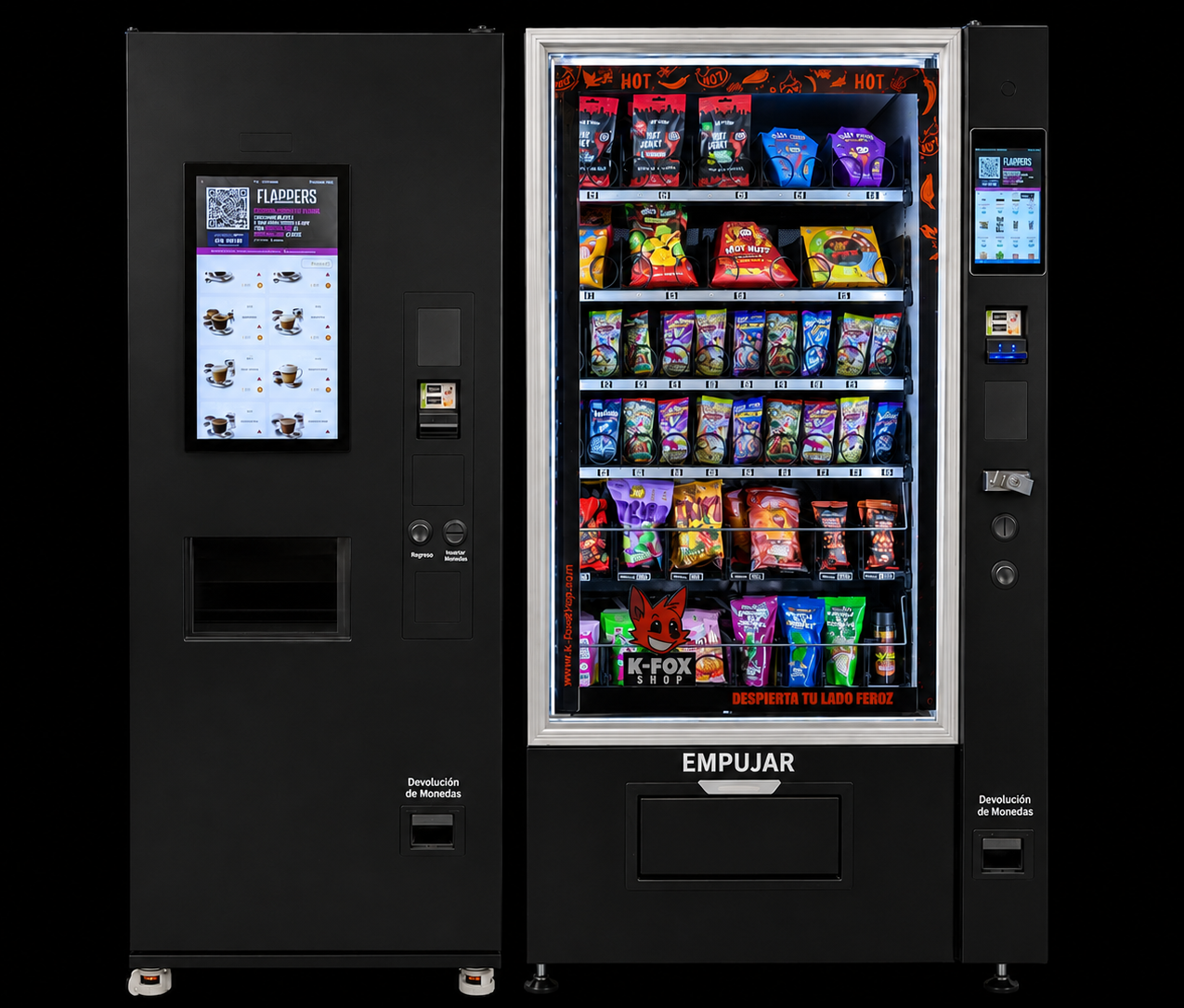 Las máquinas Flappers: vending de bebida caliente y snacks