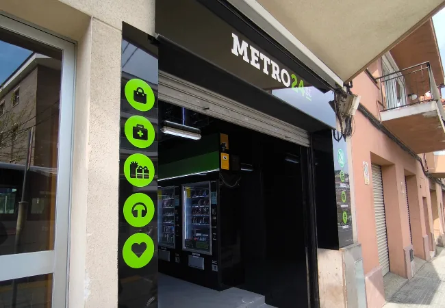 Vending 24h en Vallirana | Nueva tienda METRO24st en Barcelona
